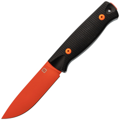Фото Нож HOT Knife Hoot, Cerakote Orange, D2, G10 Black Handle, Kydex