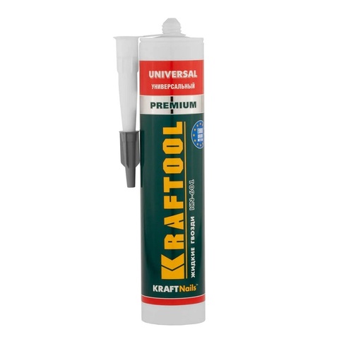 KRAFTOOL UNIVERSAL, 310 мл, белый, универсальный монтажный клей (41341) (12штук)