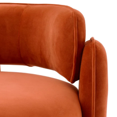 КРЕСЛО CHAPLIN, Savona orange velvet