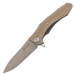 Фото Складной нож Maxace Zealot Brown, сталь K110, G10