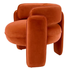 КРЕСЛО CHAPLIN, Savona orange velvet