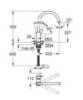 GROHE BauCurve 31231001 Смеситель для мойки
