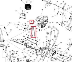 Ремень плоский зубчатый DDE 5Mx825 S8570E/ 8066L/ STG9070E/ 8064L/ 1370 (STG9070E-80)