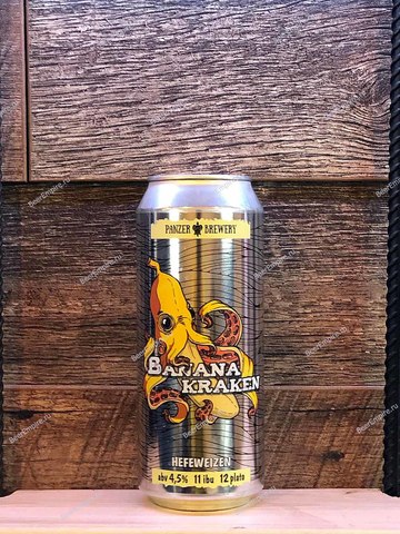 Panzer Banana Kraken светлое пшеничное нефильтр. 0,45 л. ж/б