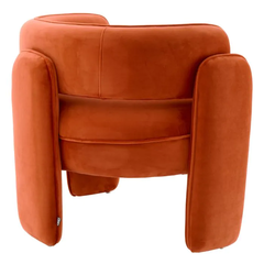 КРЕСЛО CHAPLIN, Savona orange velvet