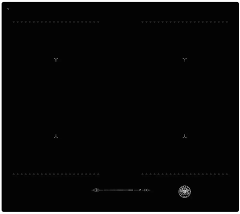 Индукционная варочная панель Bertazzoni P604IM2B2NE-20