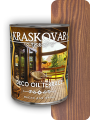 Масло для террас Kraskovar Deco Oil Terrace гранатовый