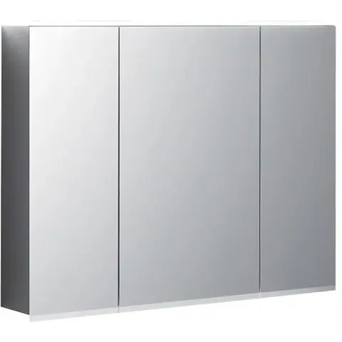 Geberit Option Plus 500.594.00.1 Зеркальный шкаф с подсветкой, три двери, 90x70x17.2см