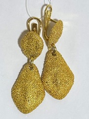 Велюр З (серьги из серебра)