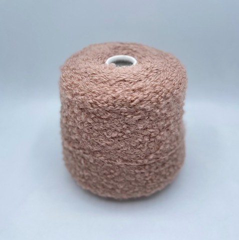 Luxury Selection by Ri.Go(пр.Италия), art-Fancy Alpaca ,190м/100гр, 92%Альпака бэби 8%полиамид , цвет-Бежевый персик ,арт.27338