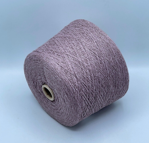 Filcom, Freschello, 2/15 750м. 30% Лен, 30% Як, 10%Шелк, 30% Кашемир, Серо-розовый, меланж(396), арт.39890