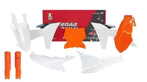 Комплект пластика KTM SX125-300 23-24 черно-оранжево-белый