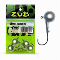 Джиг головка ZUB 502 (крючок 5\0) 10гр. (упак. 4шт)
