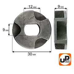 Звездочка ведущая UNITED PARTS 30х12х9мм для эл. пил MAKITA ( 221526-1)
