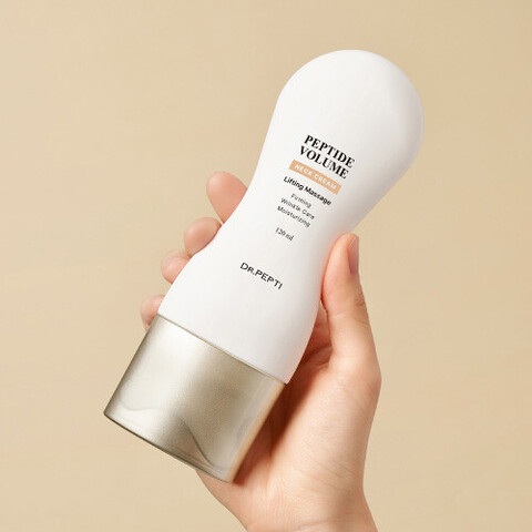 Пептидный лифтинг крем для шеи с массажером Dr.Pepti Peptide Volume Neck Cream, 120 ml