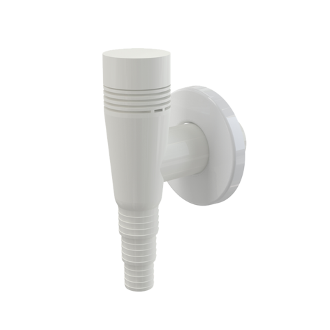 Alcaplast APS5 Сифон для стиральной машины наружный белый с обратным клапаном