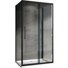 Abber Schwarzer Diamant AG30100BH-S100B-S100B Душевой уголок, 100x100x195, цвет: чёрный фото