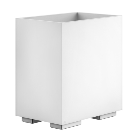 Gessi Rettangolo 20990#031 Корзина для мусора, цвет: хром/белый