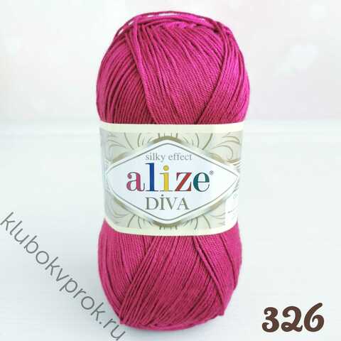 ALIZE DIVA 326, Фуксия