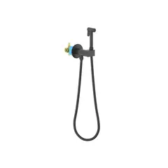 Aquatek Оберон AQ1024MB Комплект для гигиенического душа встроенный, цвет: чёрный фото