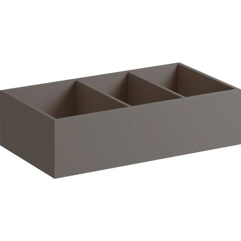 Geberit Xeno2 500.527.00.1 Вставка для выдвижного ящика Н-образная,37.3x9.8x20.8см, Серый / Меламин, древесная структура
