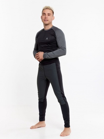 Мужские утепленные лосины Arswear Softshell Pro серые