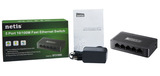 Коммутатор NETIS ST3105S 5 LAN портов, свитч RG45 / неуправляемый 5-ports mini Desktop Switch / 100Mбит/с