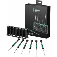 Набор отверток Kraftform micro для электронщиков + стойка 2035/6 WERA 05118150001