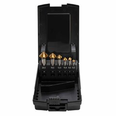 Набор зенковок 90° 6,3-20,5мм DIN335C 5z HSS-G TiN 6шт MASTER-TOOL 102890TMT