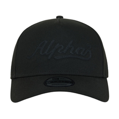 Бейсболка Alpha Industries AI X New Era 940 Script Hat Black (Черная)
