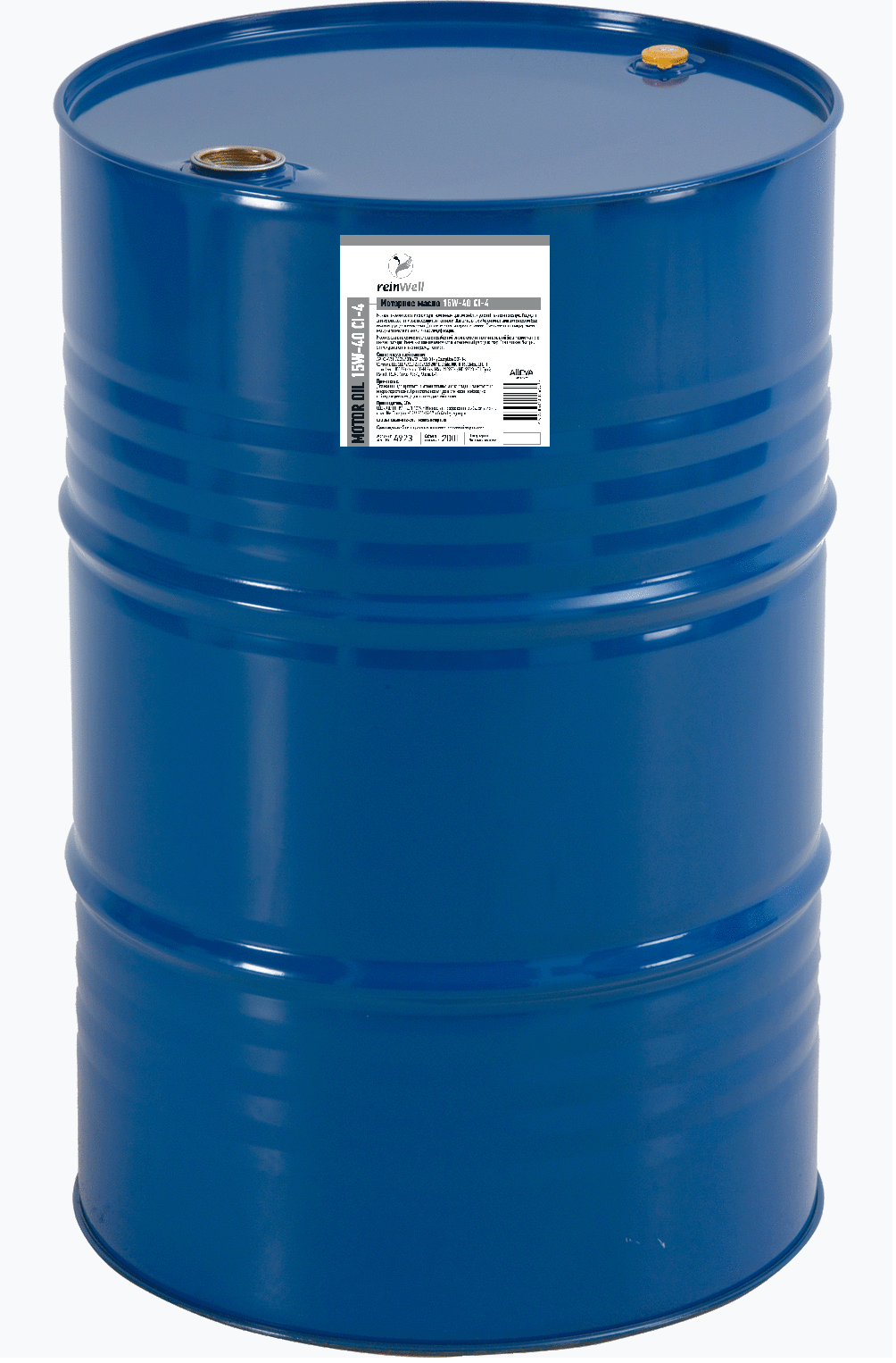 Моторное масло ReinWell Optimum 5W40 А3/В4 синтетическое 200л