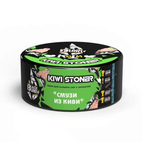 М. Табак для кальяна BlackBurn Киви Стонер (Смузи из киви), 100г.