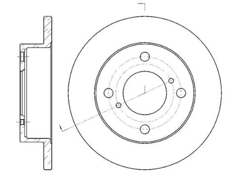 Диск тормозной G-brake  GR-01793