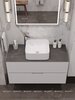 Aquanet 345671 Тумба с раковиной Алвита new 100 (Flat) напольная 2 ящ. цв. белый матовый (345671)