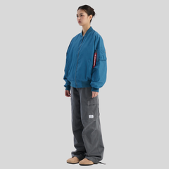 Бомбер Alpha Industries Logo L-2B Hunter Relaxed Denim Blue (Синий)