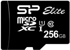 Карта памяти Silicon Power Elite microSDXC SP256GBSTXBV1V20 256GB A1, UHS-I Class 1 (U1), Class 10
