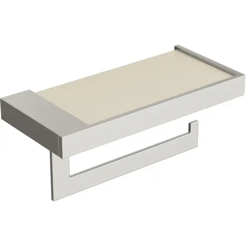 Boheme 10721-NB Держатель для туалетной бумаги c крышкой Qubic Nickel Brush