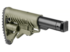 Телескопический складной приклад для САЙГИ/AK-74M/АК-100-ые серии, зелёный