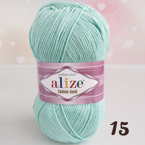 ALIZE COTTON GOLD 15, Водная зелень