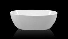 BelBagno BB69-1700-W0 Отдельностоящая акриловая ванна в комплекте со сливом (донным клапаном), 169x82, цвет: белый фото