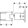 Geberit Sigma 116.053.GH.1 Клавиша дистанционного смыва