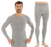 BRUBECK COMFORT WOOL мужской комплект термобелья серый - 1