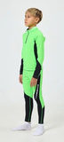 Детский раздельный гоночный комбинезон NordSki Jr.Base Lime/Black
