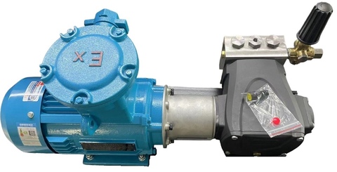 Фото GPW-2821-3KW - Мотор-насосная группа для воды, на раме, давление 30 бар, 50 л/мин, 3 кВт, 380В/50Гц, корпус насоса из нержавеющей стали