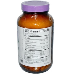 Bluebonnet Nutrition, Кальций-магний с цинком, 180 капсуловидных таблеток