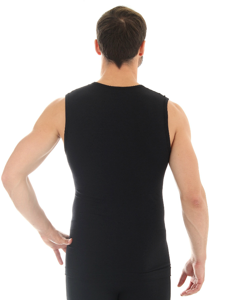 Термобелье мужское Brubeck Comfort Wool майка черная