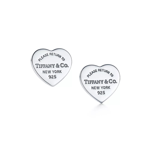 Серьги из серебра 925 в форме сердца Tiffany, Тиффани💠В наличии