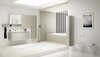 Geberit Acanto 500.638.01.2 Высокий шкафчик с двумя выдвижными ящиками 22x173x47.6см, белый / ультраглянцевый лакированный, белый / глянцевое стекло