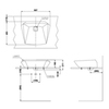 TOTO Jewelhex DH446VE Сливной клапан для раковин и биде, цвет:хром (требуется для раковин/биде LW681B, LW682B, BT682V1, BT681V)
