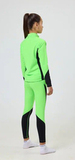 Детский раздельный гоночный комбинезон NordSki Jr.Base Lime/Black
